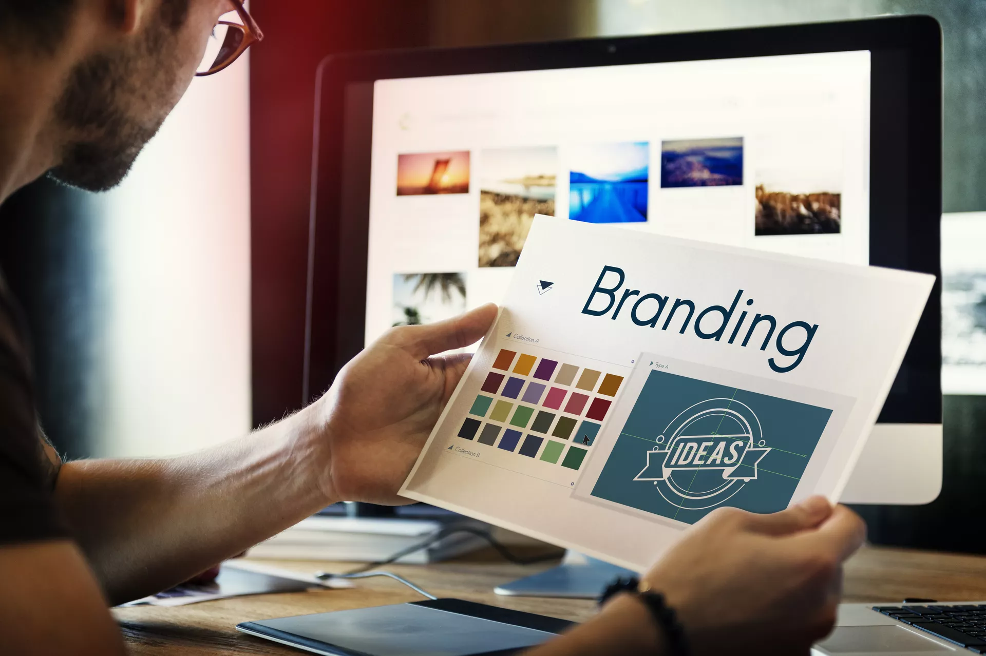 individuelles Corporate Design und Branding Business